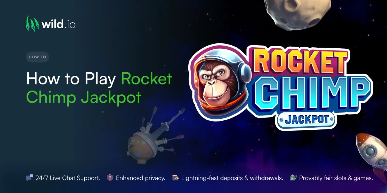 Banner of how to play Chimp Jackpot