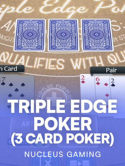 Game card image for Triple Edge Poker (Three Card Poker)